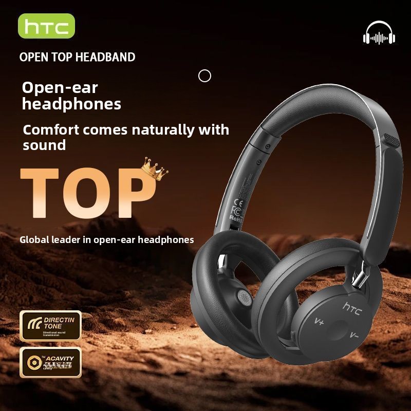 หูฟังแบบเปิดหู HTC‑HP06 หูฟังบ - Anc Wireless Over Ear Headphones บทวิจารณ์และราคา