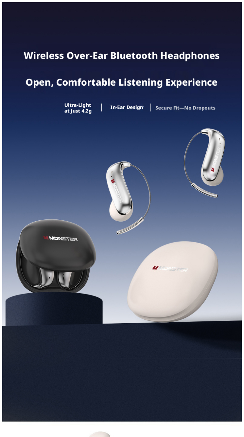 MONSTER C01 หูฟังบลูทูธไร้สายแ - Type C Wired Earphones With Mic บทวิจารณ์และราคา