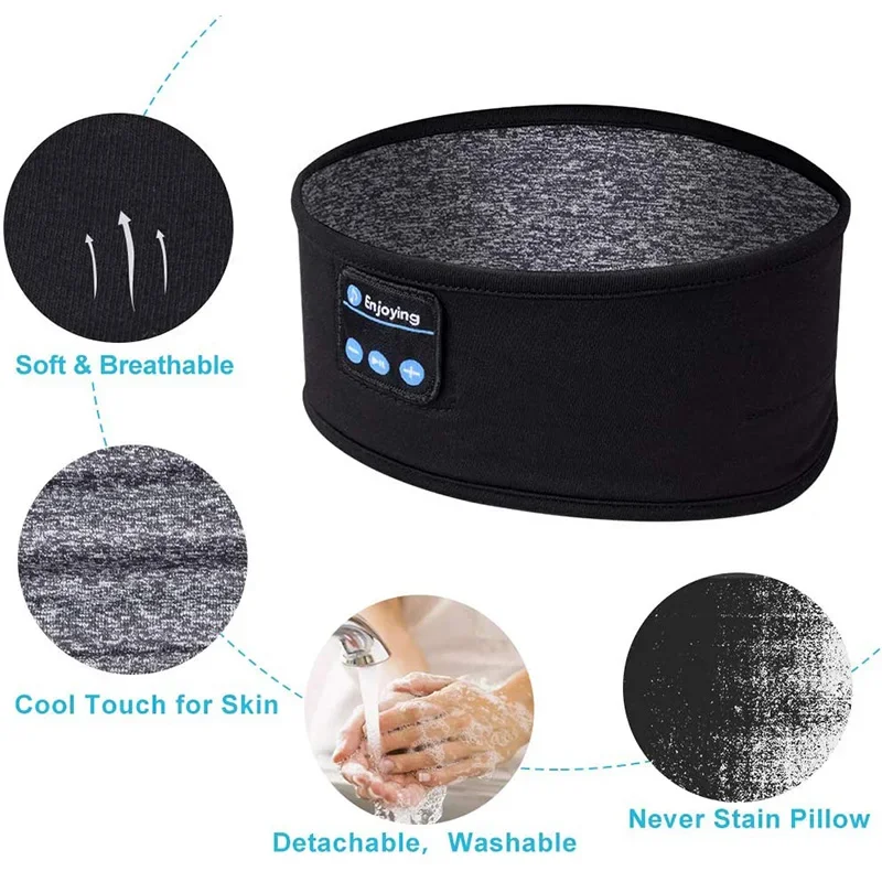 หูฟังบลูทูธสำหรับนอนหลับ หน้าก - Sleep Mask Headphones Bluetooth บทวิจารณ์และราคา