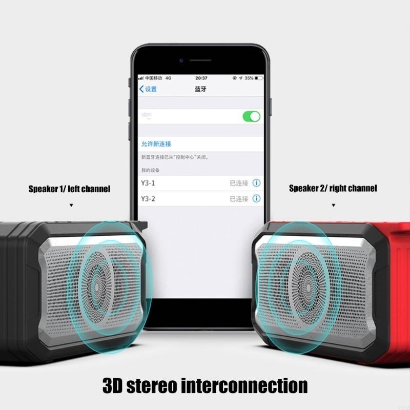 ลำโพงไร้สายที่เข้ากันได้กับบลู - Portable Bluetooth Speaker Waterproof Ipx7 บทวิจารณ์และราคา