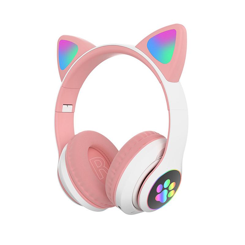 หูฟังบลูทูธไร้สายรูปหูแมวน่ารั - Cat Ear Bluetooth Headset Led บทวิจารณ์และราคา