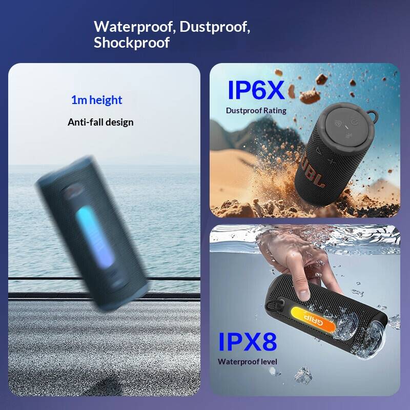 ลำโพงกันน้ำ JBL GRIP IPX7 สำหร - Portable Bluetooth Speaker Waterproof Ipx7 บทวิจารณ์และราคา