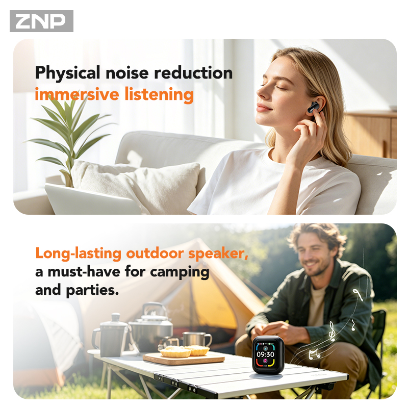 หูฟังไร้สาย ZNP N04 TWS พร้อมห - Headphones บทวิจารณ์และราคา