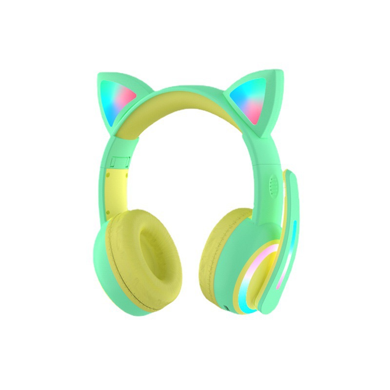 หูฟังบลูทูธดีไซน์รูปหูแมว พร้อ - Cat Ear Bluetooth Headset Led บทวิจารณ์และราคา